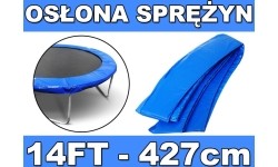 Osłona sprężyn do trampoliny 14FT, niebieska