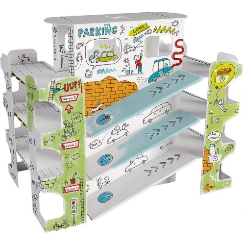3D XXL Parking coloring book