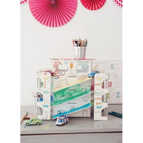3D XXL Parking coloring book