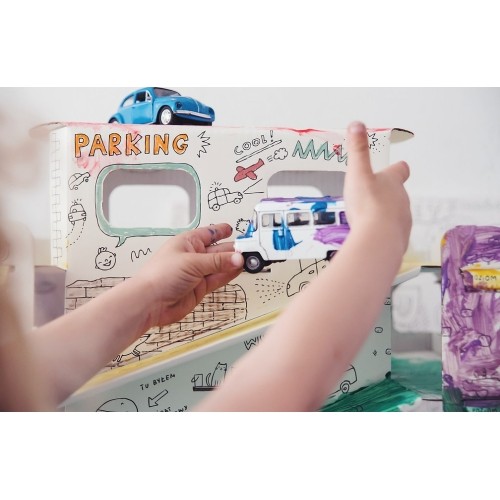 3D XXL Parking coloring book