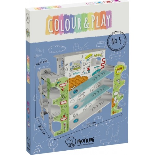 3D XXL Parking coloring book