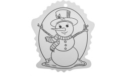 Christmas tree hangers coloring page