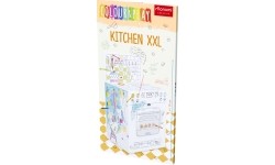 Spatial kitchen XXL coloring book for children