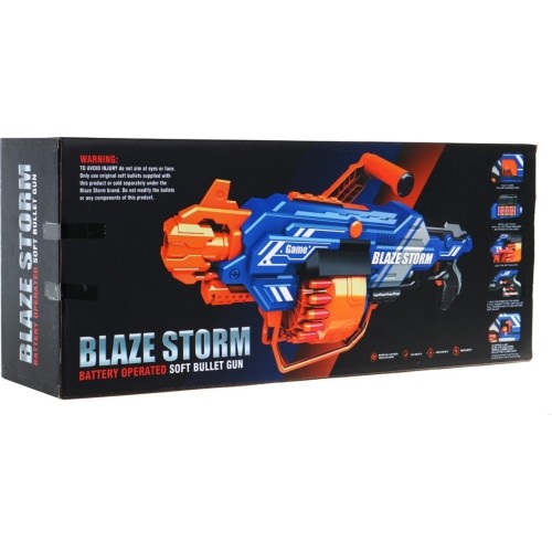 Blaze Storm Large Machine Gun Blue