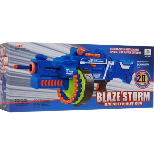 Blaze Storm Machine Gun Blue