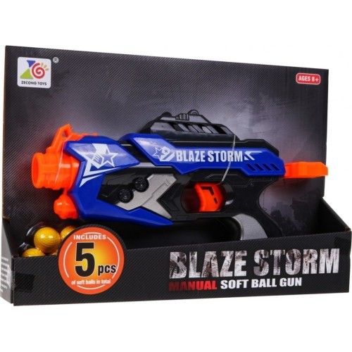 Pistolet zabawkowy Blaze Storm, niebieski