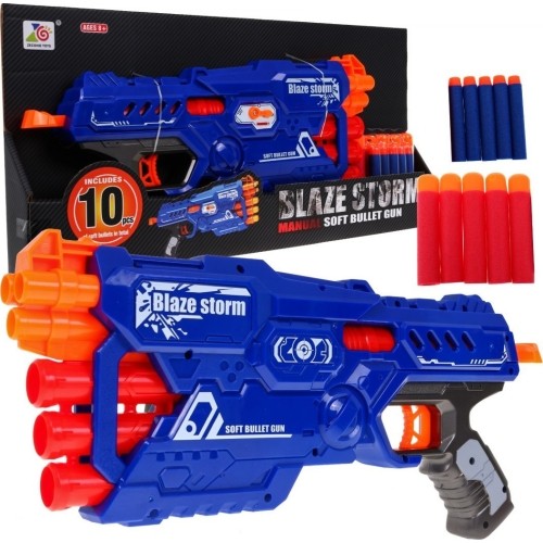 Pistolet zabawkowy Blaze Storm, niebieski