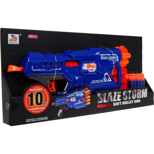 Pistolet zabawkowy Blaze Storm, niebieski