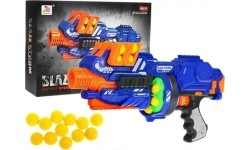 Pistolet zabawkowy Blaze Storm, niebieski, 12 kulek