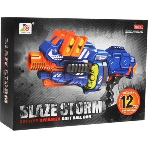 Blaze Storm Pistol Blue 12 Balls