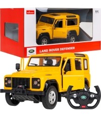 Samochód R/C Land Rover Defender 1:14 RASTAR Żółty