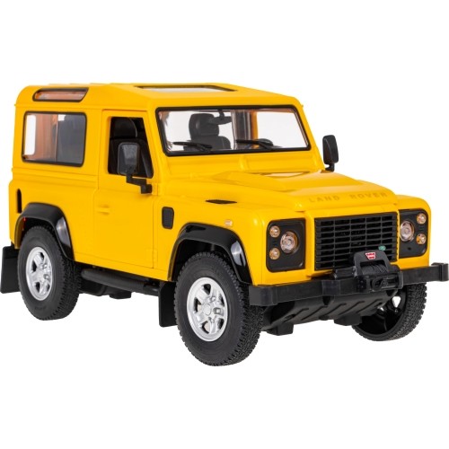 Samochód R/C Land Rover Defender 1:14 RASTAR Żółty