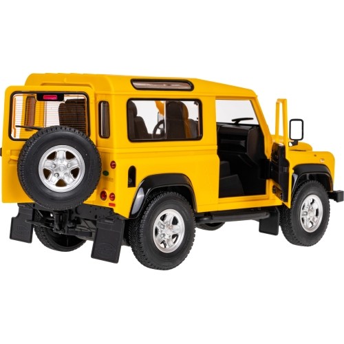 Samochód R/C Land Rover Defender 1:14 RASTAR Żółty
