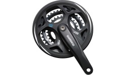 Mechanizm korbowy przedni Shimano Altus FC-M311, 3x7/8 biegów, 48-38-28T, 175mm