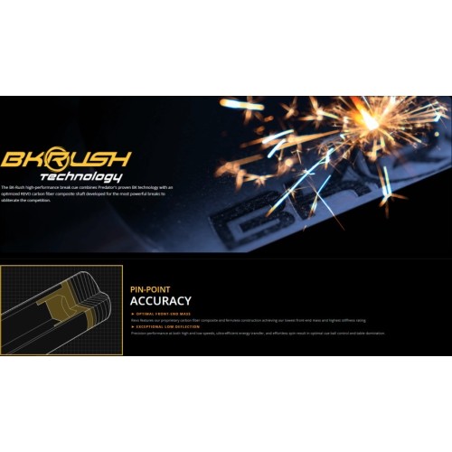 Cue Shaft, Pool, Predator Revo BK Rush, Uni-Loc