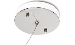 Lampa nad stół bilardowy, LED płaska, srebrna, 195 x 70 x 6,5 cm