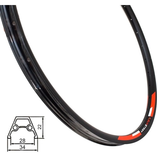 Ratlankis 28/29" SUNSTART HL28D, d-brake, 32H, dvigubas