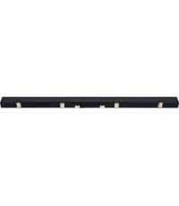Etui na kij bilardowy Storm, czarne, snooker, 3/4