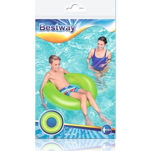 Koło do pływania Bestway Green Neon 91 cm