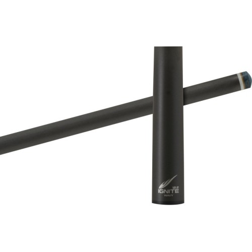 Cue Shaft, Pool, Ignite Carbon, 12,2mm, Wavy Joint
