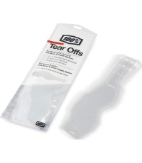 Tear-Offs for Motorcycle Goggles 100% Strata 2/Accuri 2/Racecraft 2 – 10 Pcs.