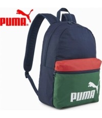 Plecak Puma Phase Backpack Colorblock niebiesko-zielono-czerwony 090468 01