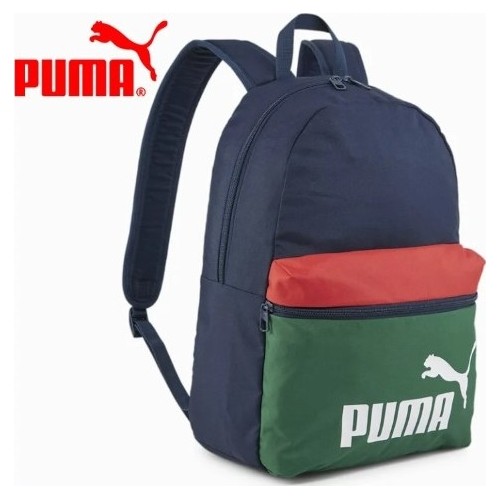 Puma Kuprinė Phase Backpack Colorbl Blue Green Red 090468 01
