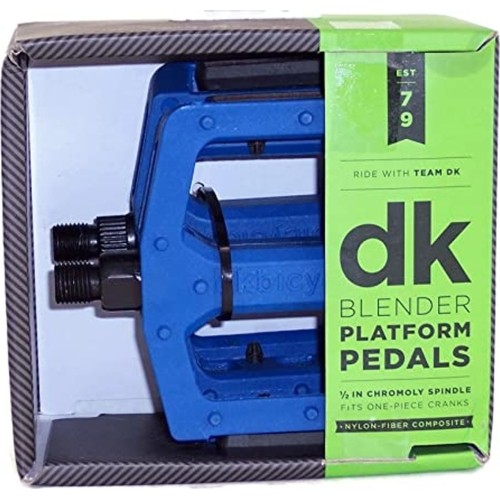 Pedały DK BMX, oś 1/2 CR-MO (niebieskie)