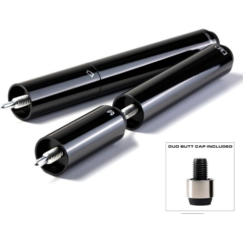 Cue Extension, Cuetec Duo Extensions, incl. adapter, metallic-black