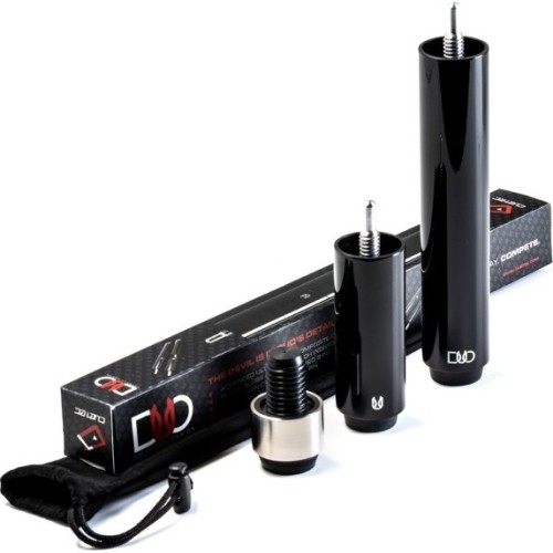 Cue Extension, Cuetec Duo Extensions, incl. adapter, metallic-black