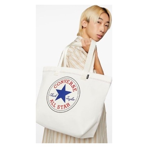 Converse Krepšys Canvas Tote Egret/Converse Blue White 10023817 A01