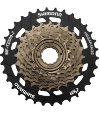 Galinis žvaigždžių blokas SHIMANO TZ500 14-34T (užsukamas, 7 pavarų)