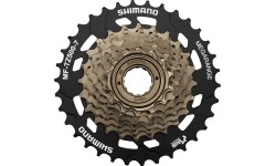 Galinis žvaigždžių blokas SHIMANO TZ500 14-34T (užsukamas, 7 pavarų)