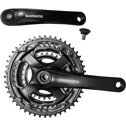 Priekinis žvaigždžių blokas SHIMANO Tourney TY501 // 3x6/7/8 pav., 48-38-28T, 170mm