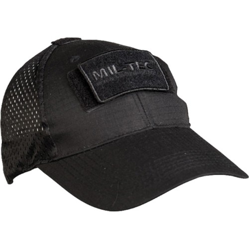 BLACK NET BASEBALL CAP