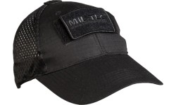 BLACK NET BASEBALL CAP