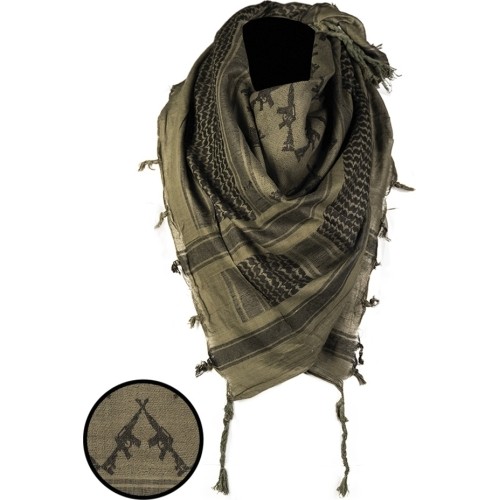 OD/BLACK SHEMAGH SCARF ′RIFLES′