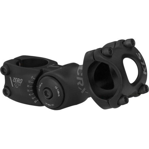 Wspornik kierownicy KLS CRX 70 25,4/110 mm regulowany (czarny)