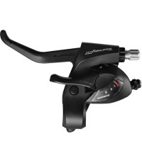 Manetka lewa Shimano TX800 z dźwignią hamulca, 3 biegi