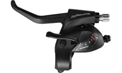 Manetka lewa Shimano TX800 z dźwignią hamulca, 3 biegi