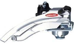 Priekinis perjungiklis Saiguan FD QD-23A // 3x7/8-speed, Dual-Pull, 42T-48T, 28.6/31.8/34.9 mm