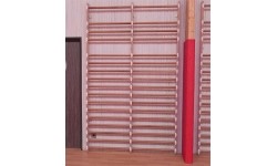 SOLID WOOD WALL BAR - 2 PERSON SET - LENGTH 163 cm (*)