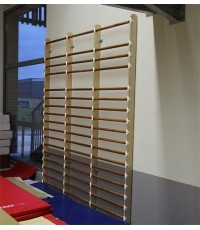 SOLID WOOD WALL BAR - 3 PERSON SET - LENGTH 243 cm (*)