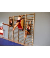 SOLID WOOD WALL BAR - 4 PERSON SET - LENGTH 323 cm (*)