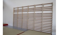 SOLID WOOD WALL BAR - 6 PERSON SET - LENGTH 483 cm (*)