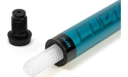 Billiard Cue, Pool, Cuetec Chroma Hydra, Blue, 3/8x14, 12,25