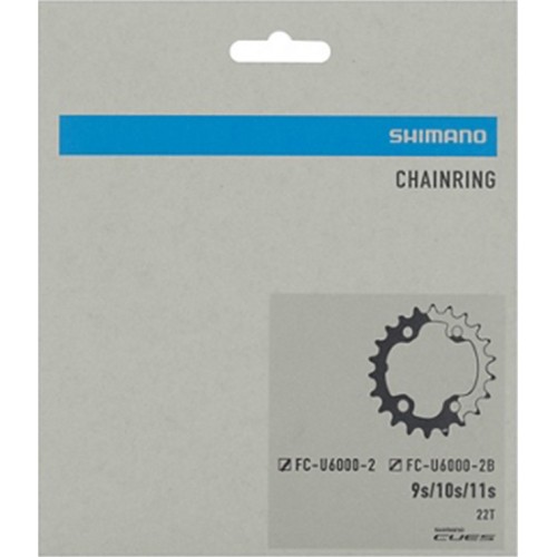 Zębatka przednia Shimano CUES FC-U6000-2 / FC-U6000-2B, 22T, B.C.D.: 64 mm