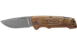 Nóż składany outdoorowy Walther Blue Wood Walnut BWK 2