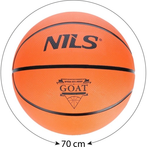 Piłka do koszykówki NILS GOAT NPK252, pomarańczowa, rozmiar 5
