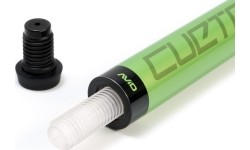 Billiard Cue, Pool, Cuetec Chroma Currency, Green, 3/8x14, 12.25mm